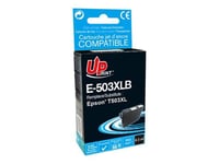 UPrint E-503XLB - 9.2 ml - XL - noir - compatible - boîte de suspension - cartouche d'encre (alternative pour : Epson C13T09R14010) - pour Epson Expression Home XP-5200, XP-5205; WorkForce WF-2960, WF-2965DWF