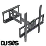 Dual Pivot Tilt and Swivel TV Mounting Wall Bracket 26 to 55 Inch TVs