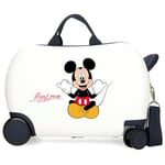 Disney Valise pour Enfants Rigide Fermeture à Combinaison Latérale 4 Roues Bagages à Main est en ABS, Un matériau Rigide et léger., Cheerlful, Valise pour Enfants, Cheerlful, Valigia per Bambini,