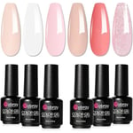 Gel Nail Polish 6 color set 3