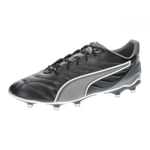 PUMA Unisex King PRO FG/AG Soccer Shoe, Black White-Cool Dark Gray, 13 UK