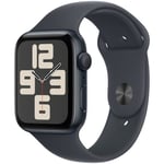 Apple Watch SE GPS - 44mm - Boîtier Midnight Aluminium - Bracelet Midnight Sport Band - M/L