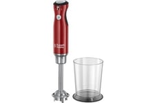 Russell Hobbs Mixeur cuiseur hobbs 25230-56 - mixeur plongeant retro 700 w rouge