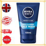 NIVEA MEN Deep Cleaning Face Wash Protect & Care 100 ml