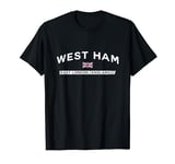 West Ham Town of East London, England UK T-Shirt