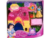 Mattel Disney Princess - Mini poupée Blanche Neige Magiclip et Maison