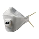 Masque de protection respiratoire Aura 9312+ FFP1/V NR D avec valve d'expiration, pliable 3M (Par 10)