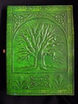 Celtic Pagan Wicca TREE of LIFE A5 Handmade Leather Journal Diary Book Shadows