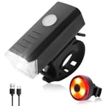 Eclairage Arrière Vélo - JINZDASU - Rechargeable USB LED tanche - IPX4 - Pour Vélo sur route - Noir