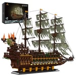 JMBricklayer Ensembles de Blocs de Construction de modèle de Bateau Pirate – Kits de maquettes de Bateau fantôme mystérieux MOC, modèle de Bateau Pirate créatif, Cadeaux pour Les Adolescents de 14+