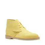 Clarks Desert Boot 26169419 Mens Yellow Leather Lace Up Chukkas Boots