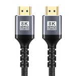 2.1 HDMI-kabel 8K ved 60Hz / 4K ved 120Hz Flerfarget 3 m