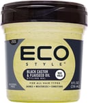 Eco  Styler  Black  Castor &  Flax  Seed  Oil ,  8Oz