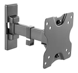 RICOO S3811 Monitor TV Wall Bracket Flat Tilt Swivel 13-27 Inch VESA 75x75 100x100 Universal LCD LED Screen Mount Black