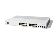 CISCO Catalyst 1300 24-port GE PoE 4x1G (C1300-24P-4G)