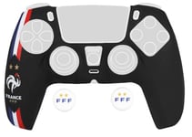 Konix FFF Coque de Protection pour Manette DualSense PS5 - Silicone - Appuie-Pouces - Noir