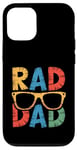 Coque pour iPhone 12/12 Pro Lunettes de soleil Rad Dad Cool Cadeau pour les pères à la mode Daddy Pops