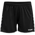 hummel Women's Authentic Poly Shorts Black/White