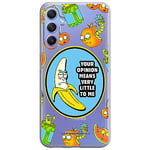 ERT GROUP Coque de téléphone Portable pour Samsung A34 5G Original et sous Licence Officielle Rick and Morty Motif Rick & Morty 009 Parfaitement adapté à la Forme du téléphone Portable, Coque en TPU