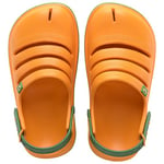 Havaianas Kids Clog Brasil, Pop Yellow, 3/4