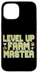 Coque pour iPhone 15 Jeu de simulation agricole virtuel pour fans de ferme