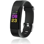 Fitness Tracker Bluetooth Connected Armband - Svart - Hälsoövervakning - Android-kompatibilitet svart