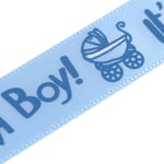 10Yards/Roll IT IS A BOY Baby Shower Christening New Ristening Party Favor Gift