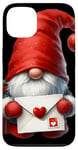 Coque pour iPhone 13 Valentines Gnome Dad Heart Love Letter For Valentines Day