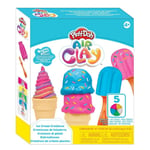 Play-Doh Air Clay Ice Cream & Pizza Set - Creative Activity Kit for Kids Age 4+