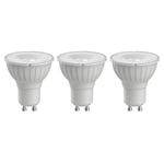 Pack of 3 x Megaman 140506 Dimmable LED GU10 Bulbs 5.5 Watt 36 Degree 4000K Cool White