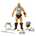 Les Maîtres de l’Univers Figurine Articulée Révélation ou New Eternia Masterverse (18 cm) de Musclor avec 30 points d’articulation, accessoires, à collectionner, Jouet Enfant, Dès 6 ans, HDR45