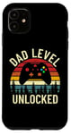 iPhone 11 cute vintage dad level unlocked funny gamer new daddy father Case