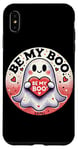 Coque pour iPhone XS Max Be my Boo Illustration fantôme Saint-Valentin