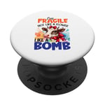 I'm Fragile Not Like A Flower Like A Bomb PopSockets Adhesive PopGrip