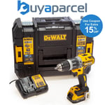 DeWalt DCD796E1T 18V XR Brushless Combi Hammer Drill - 1 x POWERSTACK Batteries