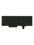 Lenovo Thinkpad Keyboard T580/P52S Nordic - Laptop tagentbord - till ersättning - Nordisk - Svart