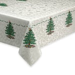 Avanti Linens Spode Christmas Tree Collection Ivory Table Linens, Cotton, 52X70