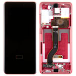 Ecran Lcd Complet Origine Samsung Galaxy S20+ Rouge Gh82-22134g