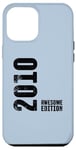 Coque pour iPhone 12 Pro Max 15 Years 15th Birthday Old Man Woman 2010