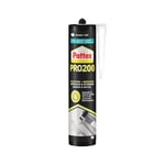 PATTEX Colle Fixation PRO200, mastic de fixation polymère à très fort maintien immédiat, intérieur et extérieur, coloris blanc , cartouche 480 g