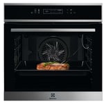 Electrolux KOEBP01X Single Pyrolytic Electric Oven Stainless Steel, HALF PRICE