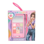 Depesche 10842 TOPModel-Set Beauty and Me Smartphone, avec 9 gloss et pinceau, au parfum de fraise, Pink