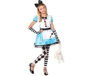 Amscan 9901799 - Girls Classic Alice in Wonderland World Book Day Fancy Dress Costume Age: 6-8 Yrs