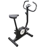 FFitness Easybelt Exercise Bike Stationary Training Adjustable Resistance Home Trainer Fitness LCD Sensors Heart Rate Monitor