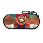 Mario Game Super étui à Lunettes étui à Lunettes Ultra léger Portable Voyage Multifonction Zipper étuis à Lunettes de Soleil