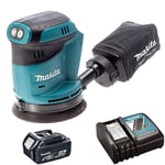 Makita DBO180Z 18V Li-ion Cordless Random Orbit Sander + 1 x 5Ah BL1850 & DC18RC