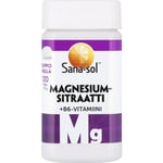 Sana-sol Magnesiumsitraatti + B6-vitamiini -tabletti, 120 tabl