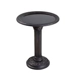 Kenroy Home 51150BRZ Iverson Birdbath with Bronze Finish, Classic Style, 23" Height, 18" Width, 18" Depth