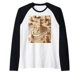 Tranquil Zen Garden Asian Art Raglan Baseball Tee