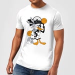 Space Jam Bugs And Daffy Tune Squad Men's T-Shirt - White - M